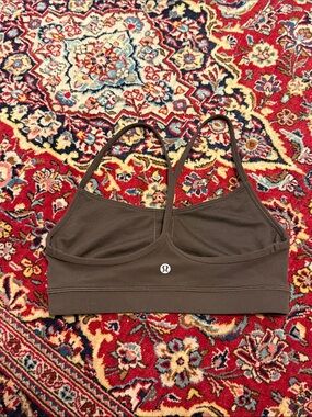 lululemon athletica Brown Strappy Light-Support Sports Bra